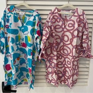 Pair of girls Gretchen Scott tunics/coverups